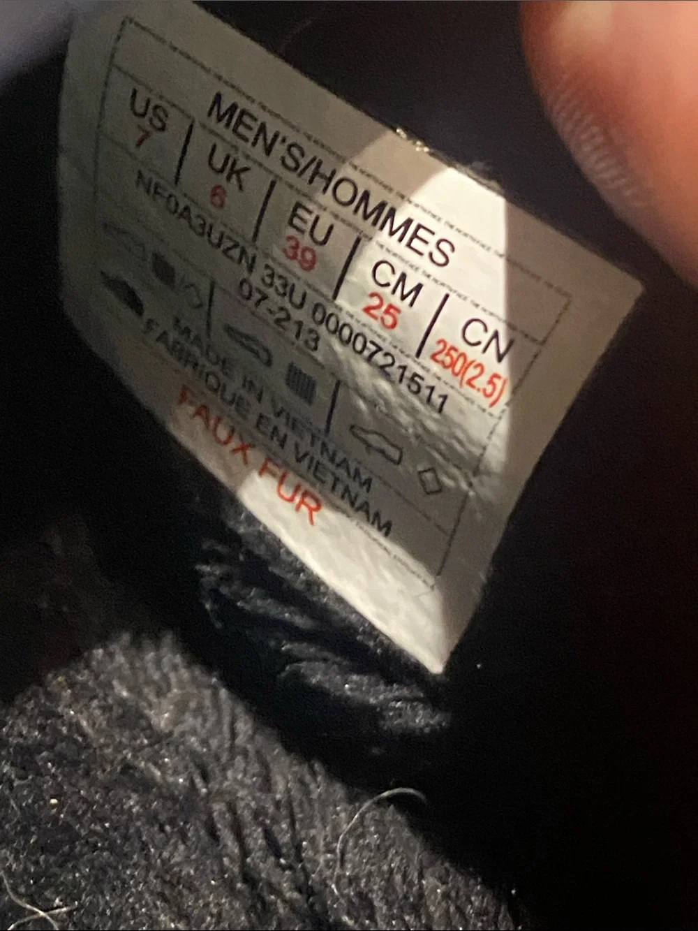The North Face insulated quilted